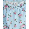 The Children’s Place Girls’ Smocked Short Sleeve Tops(Chalk Blue)
