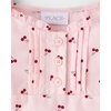 The Children’s Place Girls’ Smocked Short Sleeve Tops(Petal Cherries)