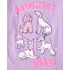 The Children’s Place Girls’ Trends Icons Short Sleeve Graphic T-Shirts (5-Pack)(Butterfly/Princess/Best-teas/Pawsitive/Cattitude)