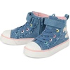The Children’s Place Girls and Toddler High Top Sneakers(Denim Butterfly)
