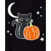 The Children’s Place Girls and Toddler Long Sleeve Everyday Casual Knit Shirt(Halloween Print 2-pack)