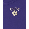 The Children’s Place Girls and Toddler Long Sleeve Everyday Casual Knit Shirt(Iris Stripe/Iris/Purple Fox 3-pack)