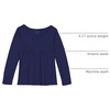The Children’s Place Girls and Toddler Long Sleeve Everyday Casual Knit Shirt(Midnight Blue Single)