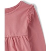 The Children’s Place Girls and Toddler Long Sleeve Everyday Casual Knit Shirt(Windsor Rose 3-pack)