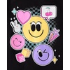 The Children’s Place girls Assorted Everyday Long Sleeve Graphic T-shirts(Positive/Emojis/Butterfly 3-pack)