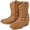 The Children’s Place girls Western Cowgirl Boots(Tan)