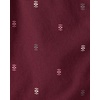 The Children’s Place,Boys,Long Sleeve Poplin Button Down Shirt,Deep Wine Geo,Medium