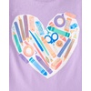 The Children’s Place,Girls,School,Learning Short Sleeve Graphic T-Shirts,3 Pack(Reading/Math/Art)