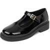 The Children’S Place Girls Closed Toe Maryjane Flats(Black T-strap)