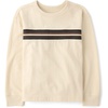 The Children’s Place Baby Boys’ Long Sleeve Everyday Casual Knit Shirt(Hay Stack)