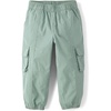 The Children’s Place Baby Girls’ and Toddler Cargo Jogger Pant(Glass Green)