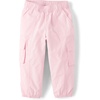 The Children’s Place Baby Girls’ and Toddler Cargo Jogger Pant(Rose Mist)