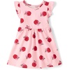 The Children’s Place Baby and Toddler Girls’ Short Sleeve Casual Dresses(Pink Apple)