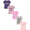 The Children’s Place Baby-Girls and Toddler Trends,Unicorns,Butterflies Short Sleeve Graphic T-Shirts,5 Pack(Sassy Vibes)