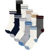 The Children’s Place Boys’ Crew Socks,10-pack(Multicolor Stripe)