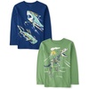 Sharks/Dino Skeleton 2-pack