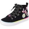 The Children’s Place Girls Casual Lace Up Hi Top Sneakers(Black Doodle)