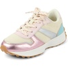 The Children’s Place Girls Casual Lace Up Low Top Sneakers(Multcolor)
