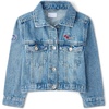 The Children’s Place Girls’ Long Sleeve Denim Jean Jacket(Mina Wash)