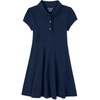 The Children’s Place Girls’ Pique Polo Dress(Navy)