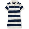 The Children’s Place Girls’ Short Sleeve Rugby Polo Dress(Tidal Stripe)