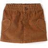 The Children’s Place Girls’ and Toddler Girl Corduroy Skirts(Clove Spice)