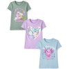 The Children’s Place,Girls,School,Learning Short Sleeve Graphic T-Shirts,3 Pack(Reading/Math/Art)