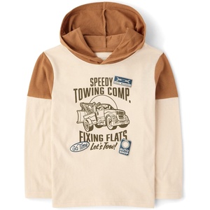 The Children’s Place Baby Boys’ and Toddler Layered Long Sleeve T-Shirt(Dino)