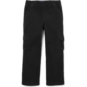 The Children’s Place Boys’ Pull on Cargo Pants(Black Single)