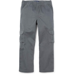 The Children’s Place Boys’ Pull on Cargo Pants(Gray Steel)