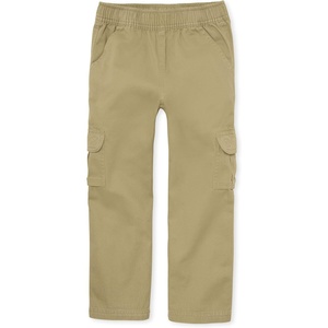 The Children’s Place Boys’ Pull on Cargo Pants(Old Flax)