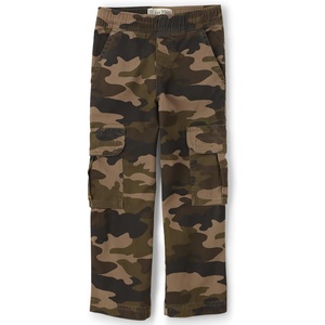 The Children’s Place Boys’ Pull on Cargo Pants(Olive Camo)