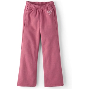 The Children’s Place Girls’ Active Wide Leg Pants(Rose Fleece)