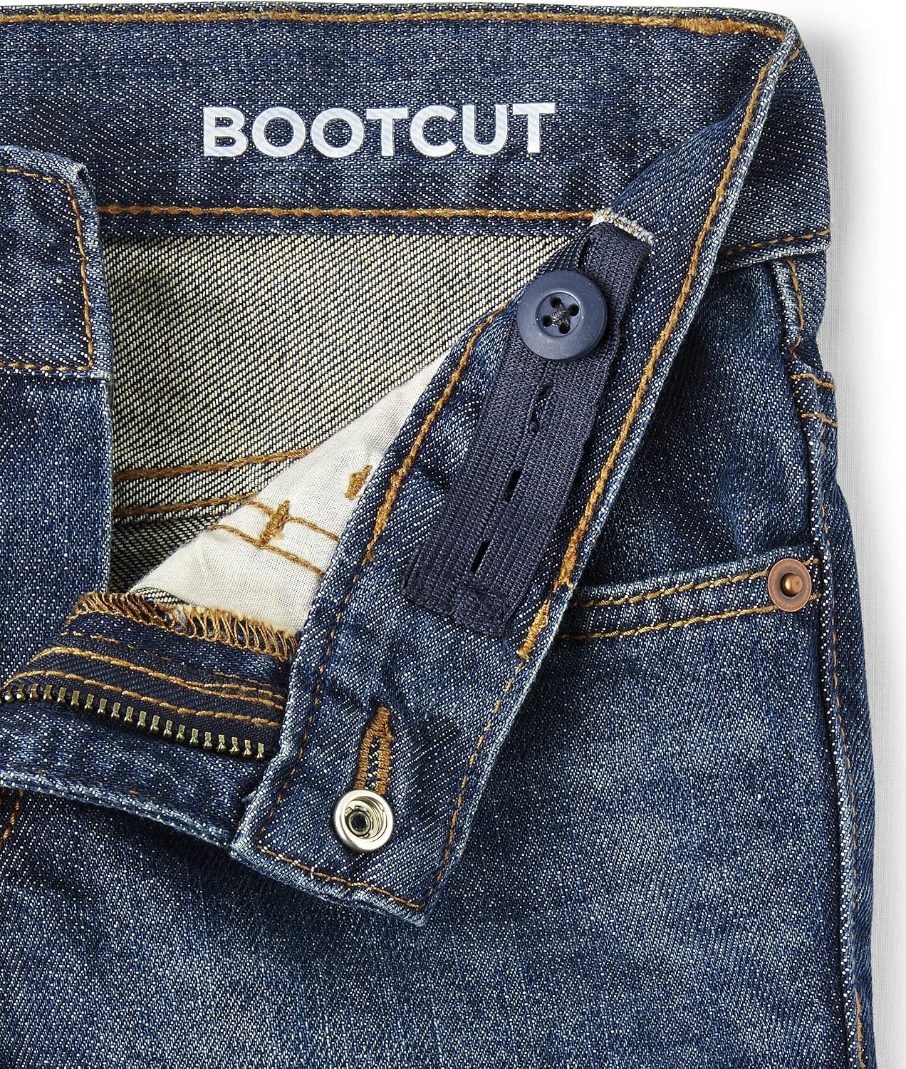 image:imageThe Childrens Place Boys Bootcut JeansDarkMedium Blue 2pack
