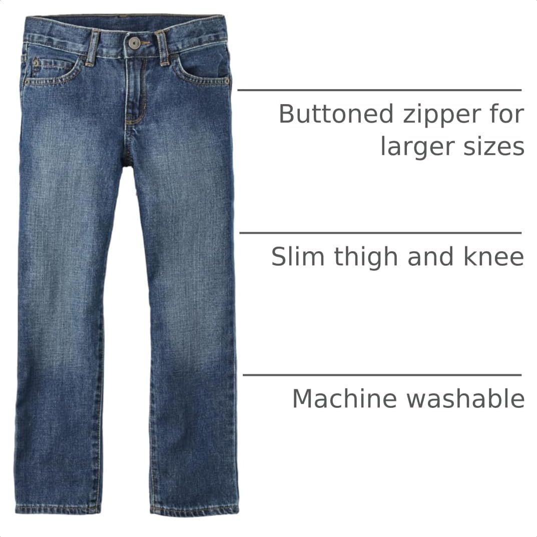 image:imageThe Childrens Place Boys Bootcut JeansMed Indigo