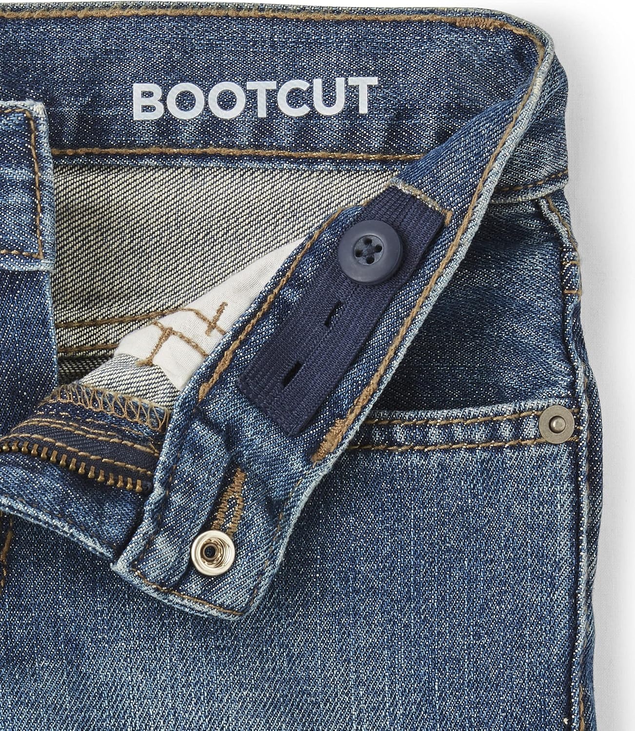 image:imageThe Childrens Place Boys Bootcut JeansMed Indigo