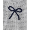 The Children’s Place Baby Girls’ and Toddler Long Sleeve Crew Neck Pullover Sweater(Mist Bow)