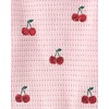 The Children’s Place Baby Girls’ and Toddler Long Sleeve Crew Neck Pullover Sweater(Rose Mist Cherries)