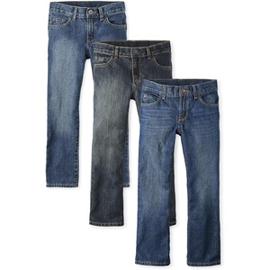 The Children’s Place Boys’ Bootcut Jeans(Jupiter/Indigo/Dark Wash 3-pack)