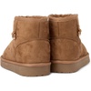The Children’s Place girls Faux Fur Lined Pull on Boots(Tan)