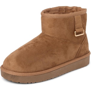The Children’s Place girls Faux Fur Lined Pull on Boots(Tan)