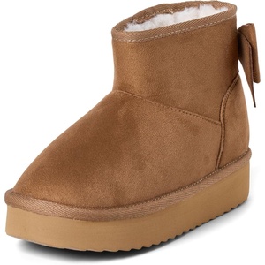 The Children’s Place Girls’ Pull on Teddy Boots(Tan)