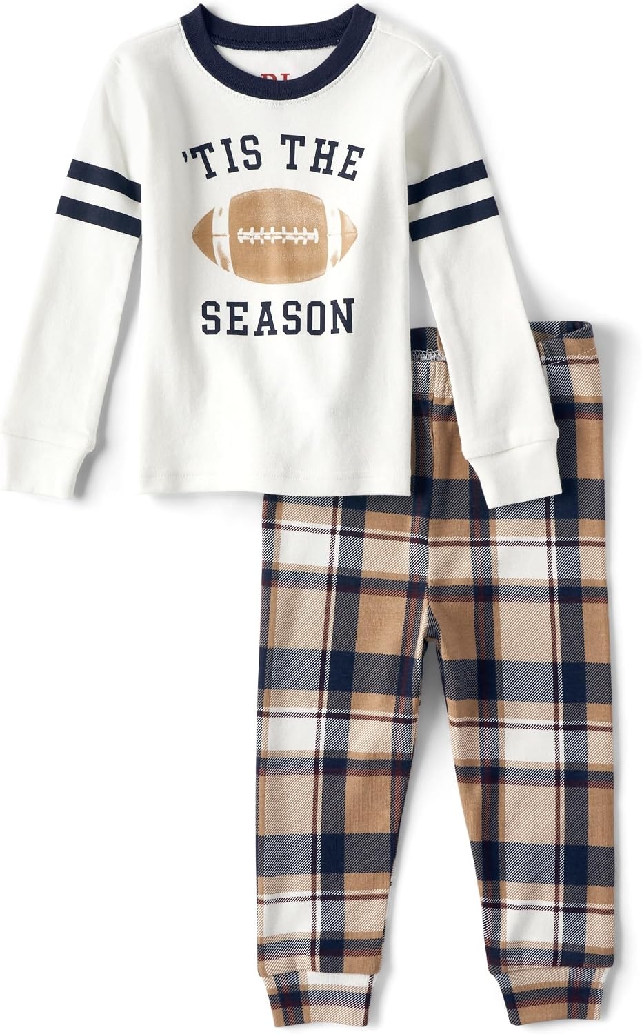 image:imageThe Childrens Place Baby Family Matching Football Pajama Sets CottonTis the Season