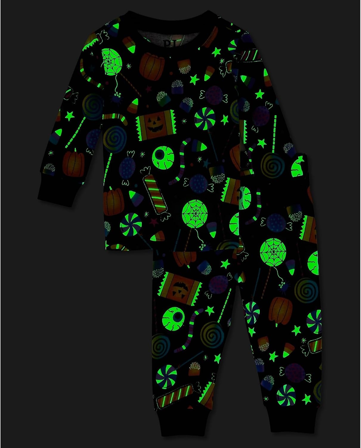 image:imageThe Childrens Place Baby and Kids Sibling Matching Halloween and Holiday Pajama Sets CottonCandy Glow