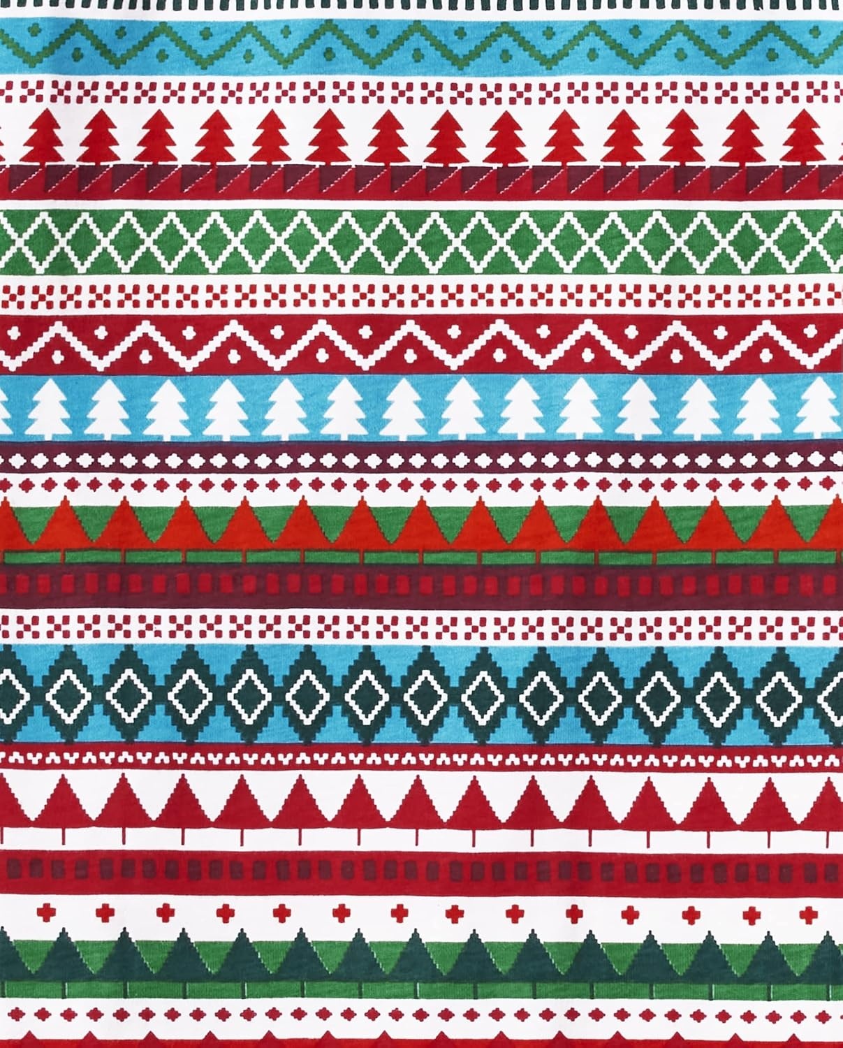 image:imageThe Childrens Place Family Matching Christmas Pajama Sets CottonFeliz Navidad Fairisle