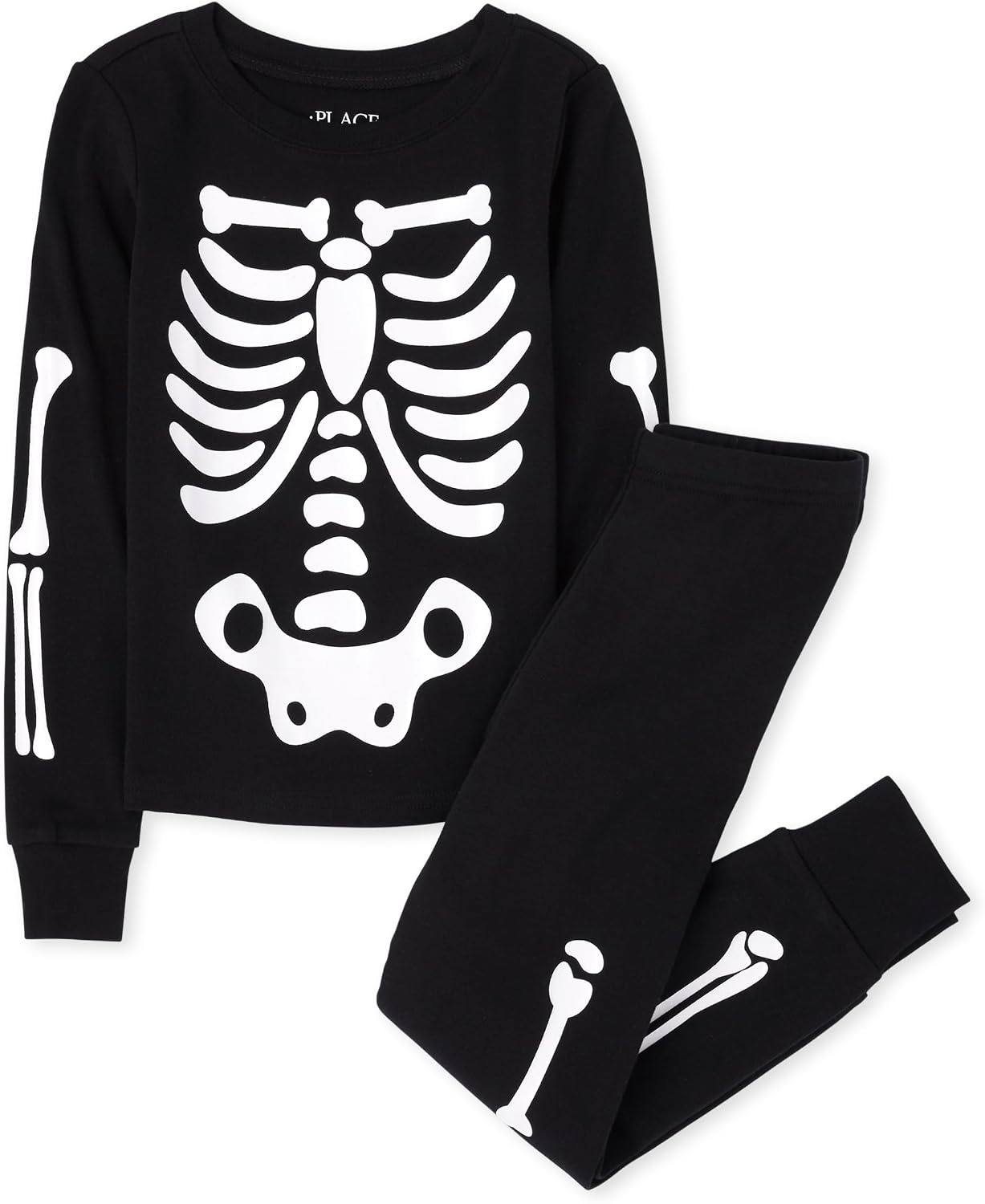 image:imageThe Childrens Place Family Matching Halloween and Holiday Pajama Sets CottonSkeleton
