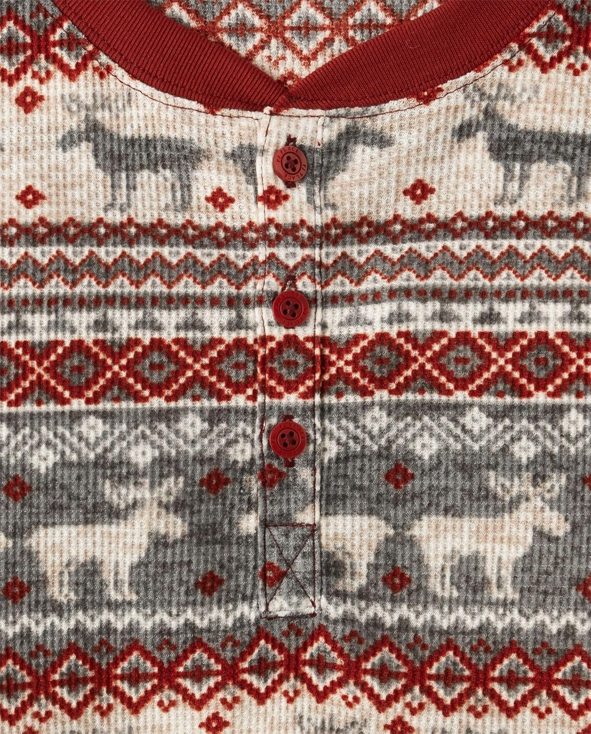 image:imageThe Childrens Place Family Matching Holiday Pajama Sets ThermalMoose Fairisle