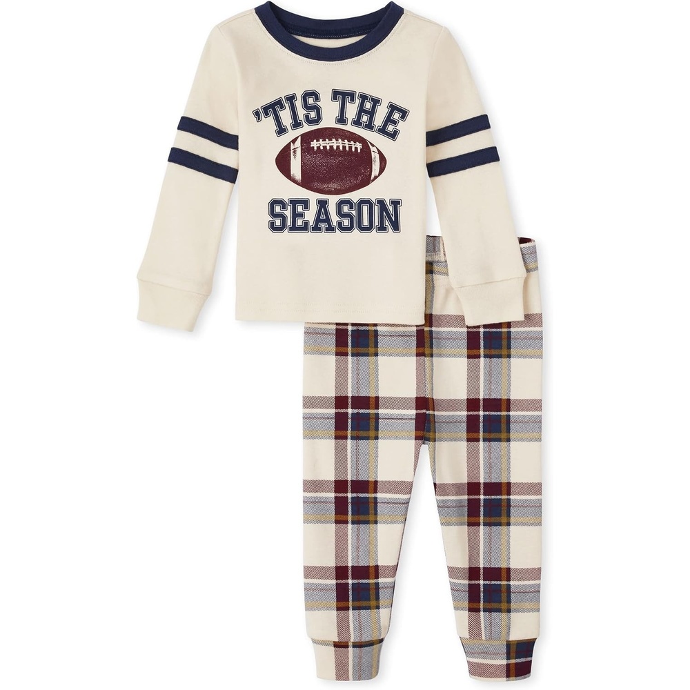 image:imageThe Childrens Place Baby Family Matching Pajamas Sets Snug Fit 100 Cotton Adult Big Kid Toddler BabyFootball Fam