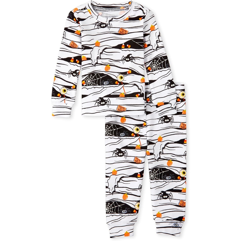 image:imageThe Childrens Place unisexbaby Family Matching Christmas and Holiday Pajama Sets CottonHalloween Glow Mummy
