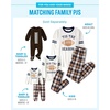 The Children’s Place Baby Family Matching, Football Pajama Sets, Cotton(Tis the Season)